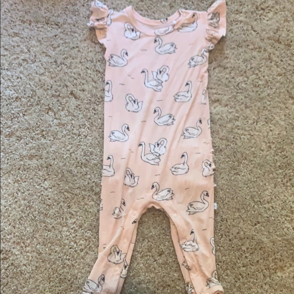 Posh Peanut Discontinued Frida Cap Sleeved Romper